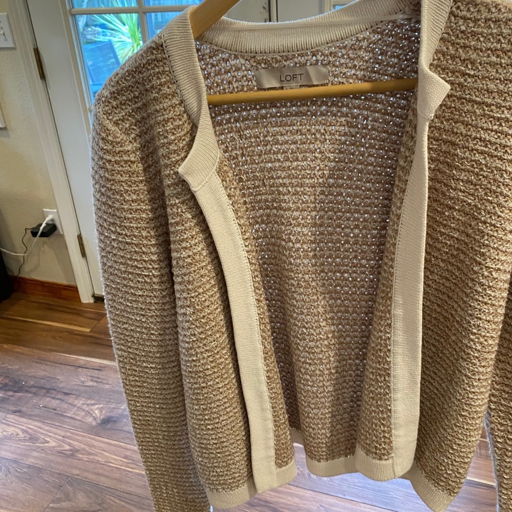 Open sweater
